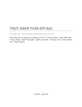 Tài Liệu Thực Hành Toán Rời Rạc Dành Cho Sinh Viên Khoa