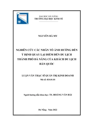 Yếu tố khiến khách Hàn Quốc quay lại du lịch Đà Nẵng