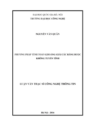 Phương Pháp Tính Toán Khoảng Giải Ràng Buộc Không Tuyến