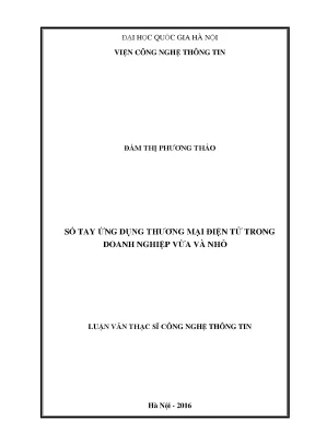 Sổ tay ứng dụng thương mại điện tử cho doanh nghiệp vừa