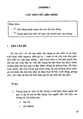 Giáo trình Cấu trúc dữ liệu và giải thuật (Phần 2)