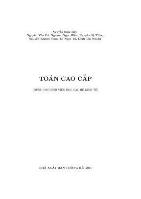 Giáo Trình Toán Cao Cấp Dành Cho Sinh Viên Kinh Tế