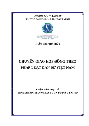 Chuyển Giao Hợp Đồng Theo Pháp Luật Dân Sự Việt Nam