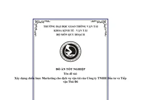 Chiến lược Marketing hiệu quả cho dịch vụ vận tải tại Hà Nội
