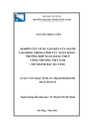 Gắn kết người lao động ngân hàng (Case VietinBank)