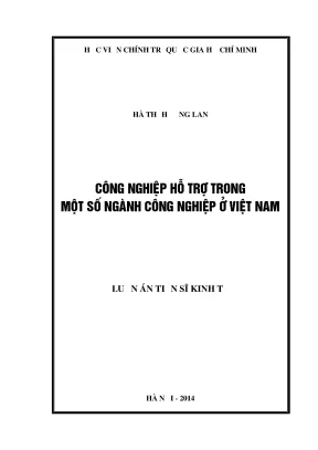 Phát Triển Công Nghiệp Hỗ Trợ Tại Việt Nam: Thực Trạng