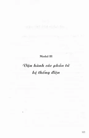 Hướng Dẫn Vận Hành Hệ Thống Điện Phần 2