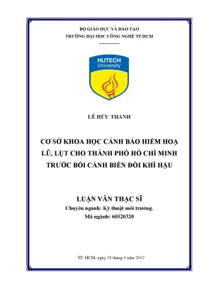 Cảnh báo hiểm họa lũ lụt cho TP.HCM trước biến đổi khí hậu