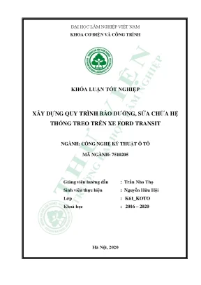Quy Trình Bảo Dưỡng và Sửa Chữa Hệ Thống Treo Xe Ford