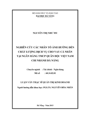 Nhân tố ảnh hưởng chất lượng cho vay cá nhân tại MB Bank