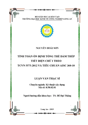 Tính Toán Ổn Định Dầm Thép Tiết Diện Chữ I Theo TCVN