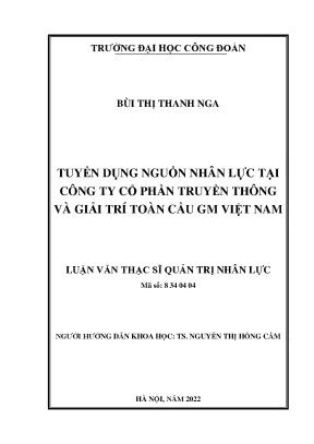 Tuyển Dụng Nhân Lực Tại GM Việt Nam: Chiến Lược và Thực