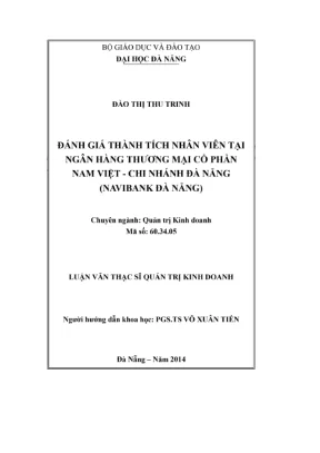 Luận văn: Đánh giá thành tích nhân viên tại Navibank