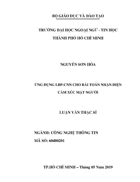 Nhận diện cảm xúc mặt người bằng LBP-CNN