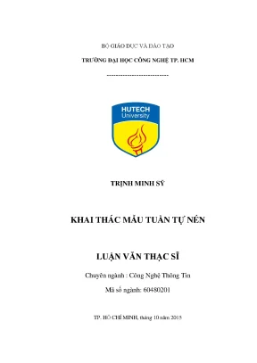 Khai Thác Mẫu Tuần Tự Nén Trong Công Nghệ Thông Tin