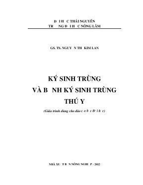 Giáo Trình Ký Sinh Trùng Thú Y: Kiến Thức Cần Thiết Cho