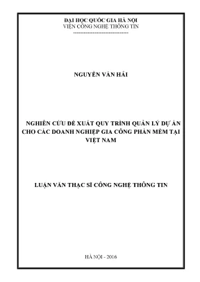 Quy trình quản lý dự án cho doanh nghiệp gia công phần