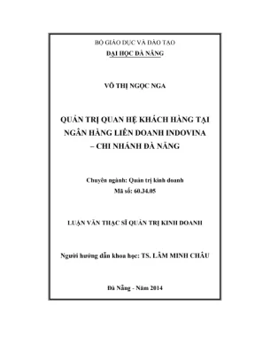 Luận văn CRM tại Ngân hàng Indovina (IVB) Đà Nẵng