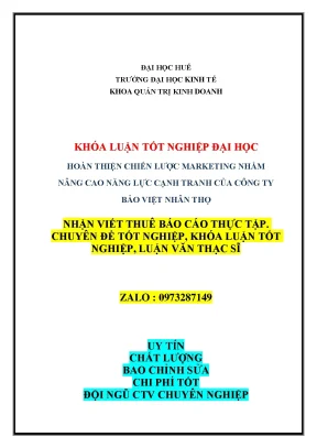 Chiến Lược Marketing Nâng Cao Năng Lực Cạnh Tranh Công