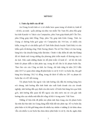 Tình Hình Tội Buôn Lậu Tại An Giang: Nguyên Nhân Và Giải