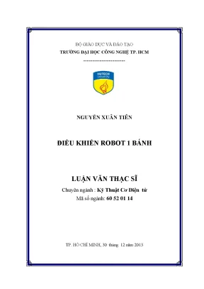Nghiên cứu điều khiển robot một bánh tự cân bằng