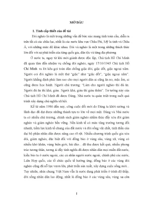 Chính Sách Giảm Nghèo Tại Huyện Hữu Lũng, Lạng Sơn: Thực