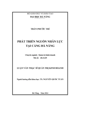 Luận văn: Phát triển nguồn nhân lực tại Cảng Đà Nẵng