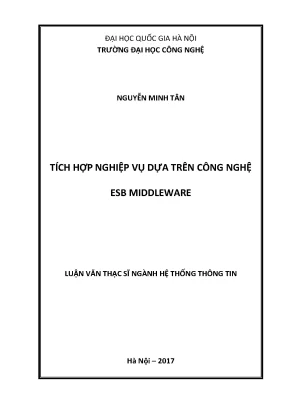 Tích Hợp Nghiệp Vụ Dựa Trên Công Nghệ ESB Middleware