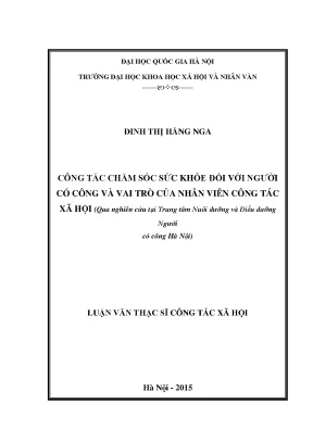 Chăm sóc sức khỏe cho người có công: Vai trò của nhân