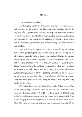 Thực hiện pháp luật lưu trữ tại Bộ Tài chính: Thực trạng 