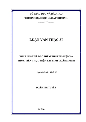Bảo Hiểm Thất Nghiệp Tại Quảng Ninh: Thực Tiễn và Pháp Luật