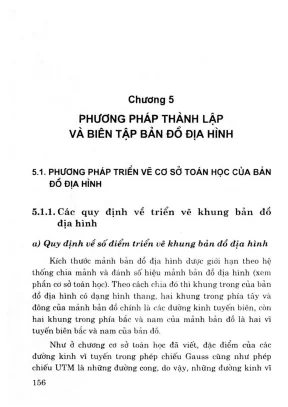 Giáo Trình Bản Đồ Địa Hình Phần 2: Phương Pháp Thành Lập