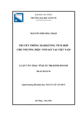 Luận văn: Phân tích Marketing tích hợp VinFast