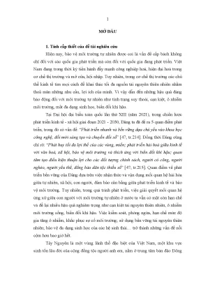 Giữ gìn và phát huy giá trị văn hóa ứng xử với môi