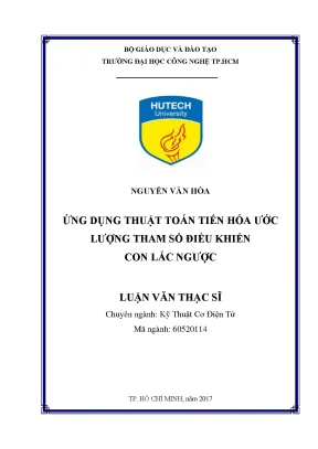 Ứng Dụng Thuật Toán Tiến Hóa Trong Điều Khiển Con Lắc Ngược