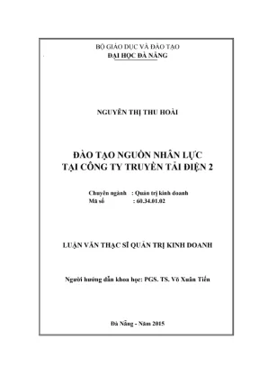 Đào tạo nguồn nhân lực tại Công ty Truyền tải điện 2