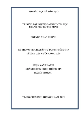 Hệ thống trích xuất thông tin tự động từ ảnh căn cước