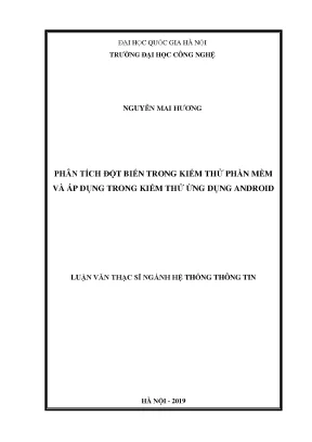 Phân Tích Đột Biến Trong Kiểm Thử Phần Mềm Ứng Dụng Android