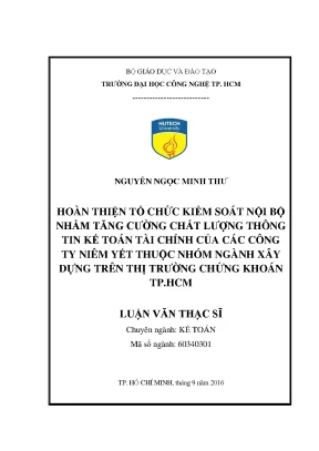 Nâng cao chất lượng thông tin kế toán tài chính qua kiểm