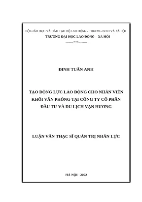 Tạo Động Lực Lao Động Cho Nhân Viên Văn Phòng Tại Công