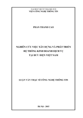 Nghiên cứu phát triển hệ thống kinh doanh dịch vụ tại