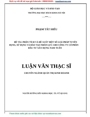Giải pháp tuyển dụng và đào tạo nhân lực cho công ty cổ