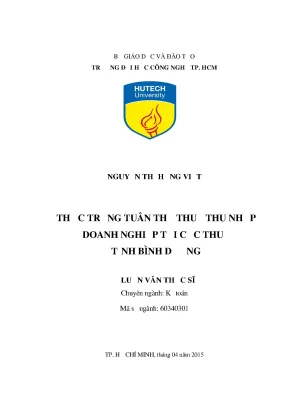 Thực trạng tuân thủ thuế thu nhập doanh nghiệp tại Bình