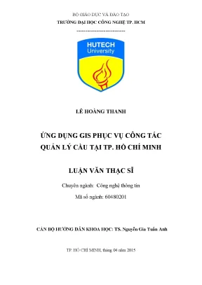 Ứng Dụng GIS Trong Quản Lý Cầu Tại TP. Hồ Chí Minh