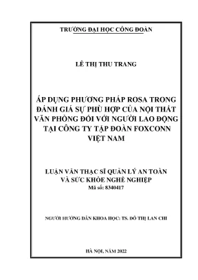 Đánh giá sự phù hợp nội thất văn phòng cho người lao