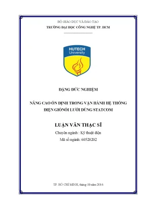 Nâng cao ổn định hệ thống điện gió với STATCOM