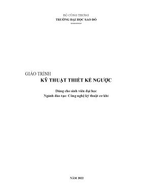 Giáo Trình Thiết Kế Ngược: Công Nghệ và Ứng Dụng