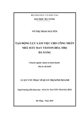 Giải pháp tạo động lực làm việc cho công nhân nhà máy may