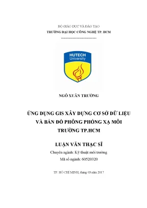 Bản đồ phông phóng xạ môi trường TP. HCM bằng GIS