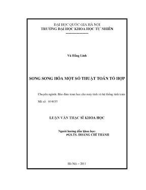 Tối Ưu Hóa Thuật Toán Tổ Hợp Qua Tính Toán Song Song